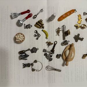 Miniature Kitchen Utensil Charms Set